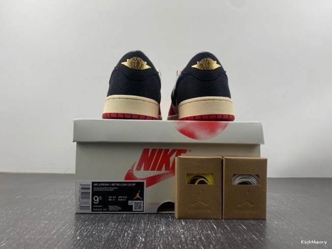 Kicktheory FN0432-100 Low Away Air 1 OG Room x Trophy Jordan 0806